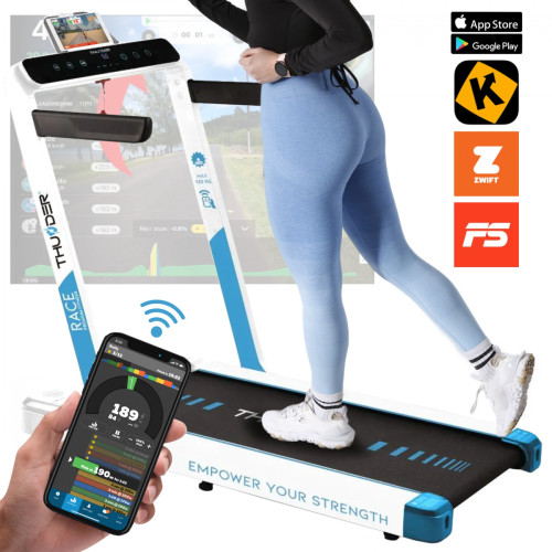 Беговая дорожка  Thunder Race White - фото №3